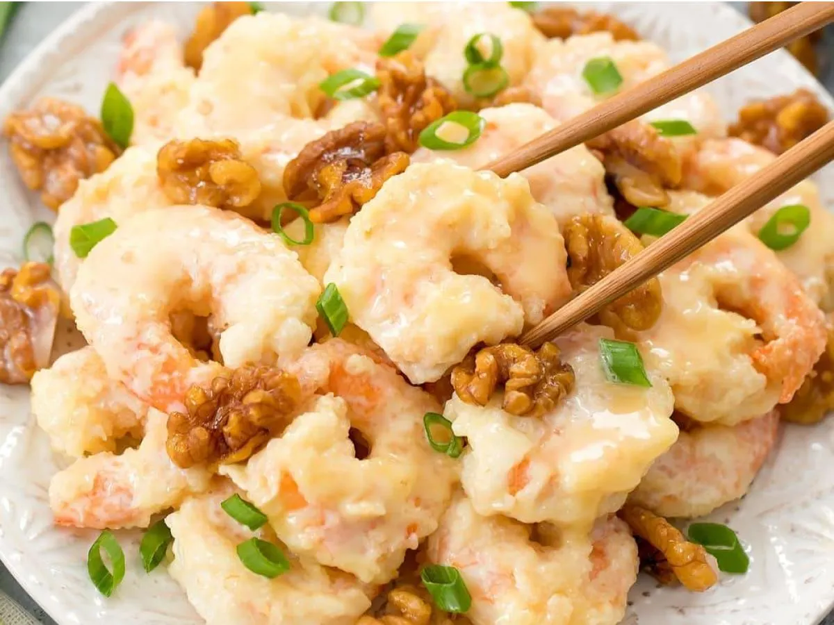 Walnut Pineapple Prawns