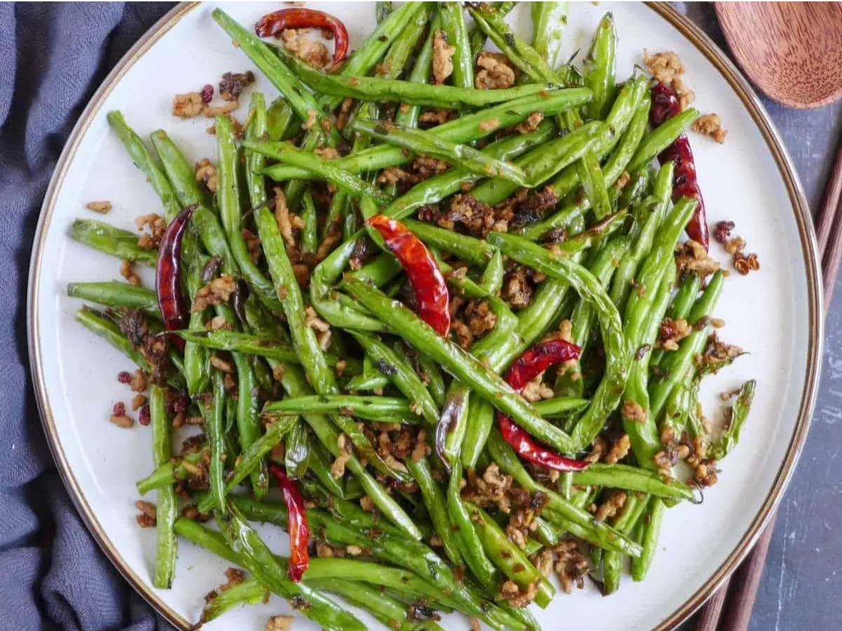Dry Cooked String Beans, Chinese Long Beans