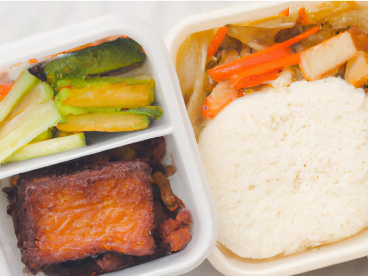 Pork Belly w/ Preserved Veggies|Fish Cake w/ Veggies|Cabbage w/ Mushroom|Greens