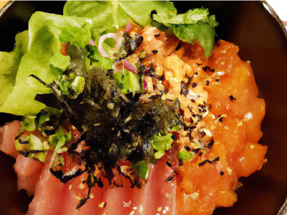 Spicy Salmon - Shoyu Tuna Medium Salad Bowl