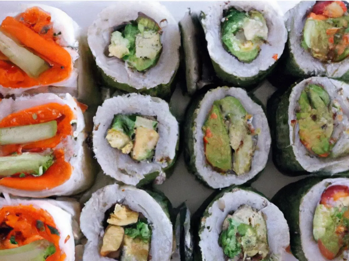 Vegan Sushi Roll Allergen Free Box Vegan Sushi Roll Allergen Free Box