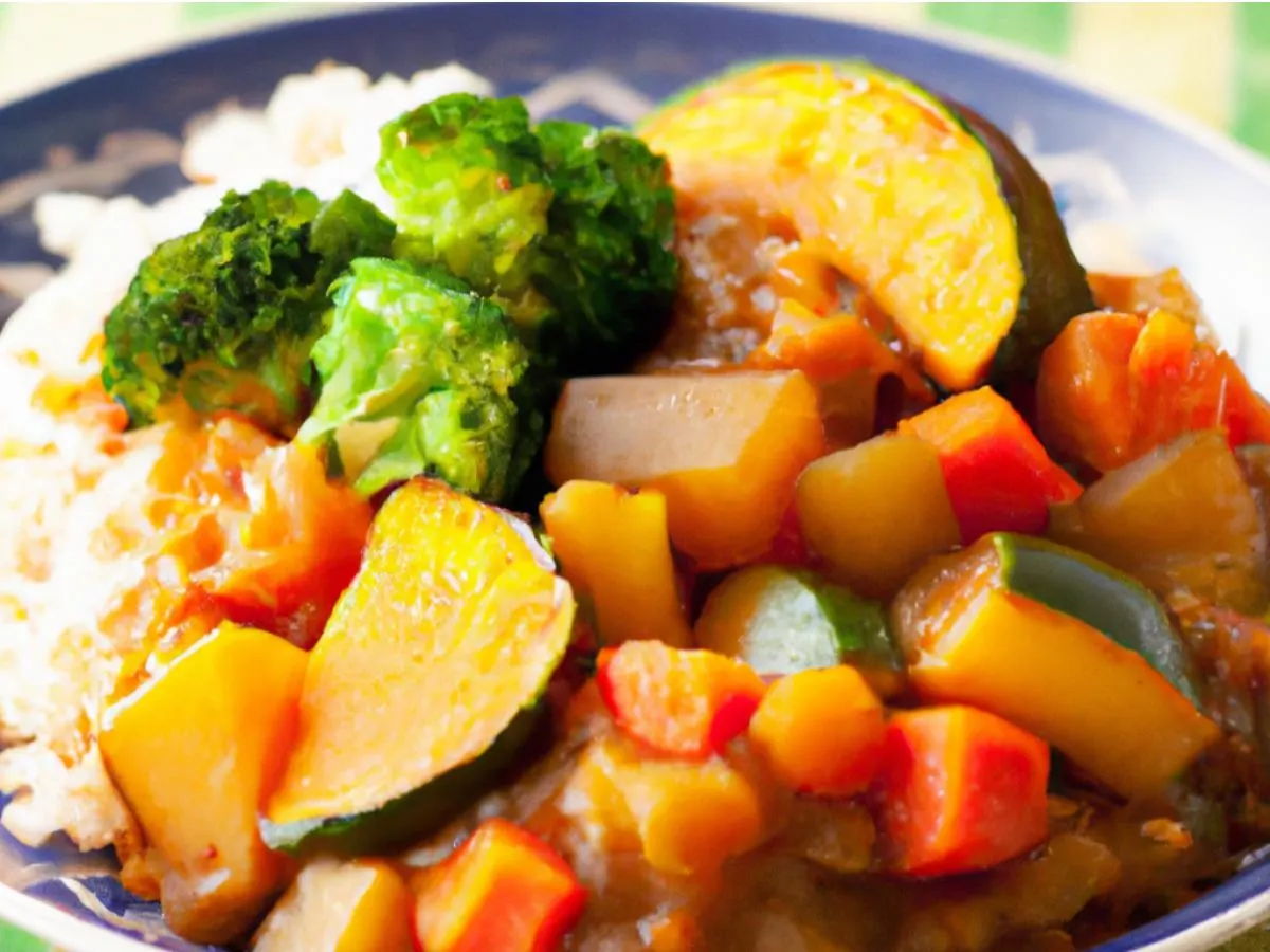 Vegan Vegetable Curry Rice Vegan Vegetable Curry Rice