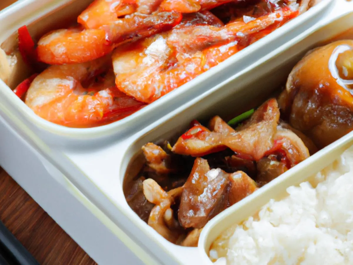 Chestnut Chicken|Prawns w/ Onion|Rice Cake w/ Snow Pickle & Bamboo| Greens