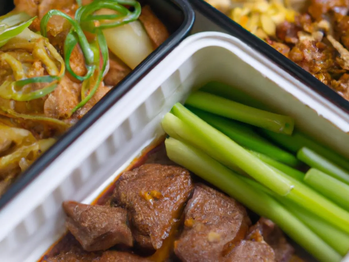 Beef w/ Celery in Chinese Satay Sauce|Spicy Chicken|Cabbage w/Smoked Tofu|Greens