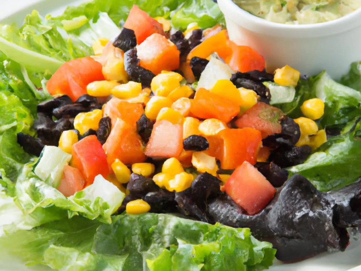 Vegan Southwest Entree Salad Vegan Southwest Entree Salad