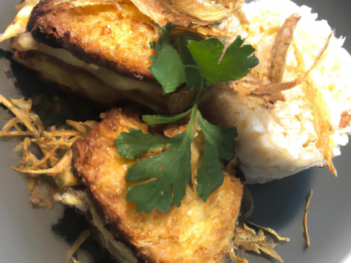 Vegan Napoleons Served with Rosemary Jasmine Rice & Sweet Plantain Casserole Vegan Napoleons Served with Rosemary Jasmine Rice & Sweet Plantain Casserole