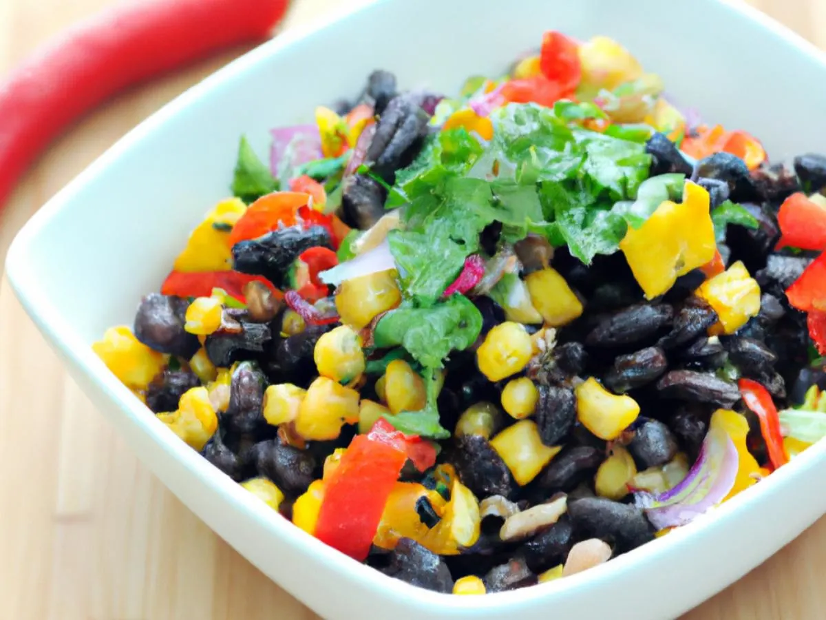 Black Bean & Corn: Chili-Lime Salad Black Bean & Corn: Chili-Lime Salad