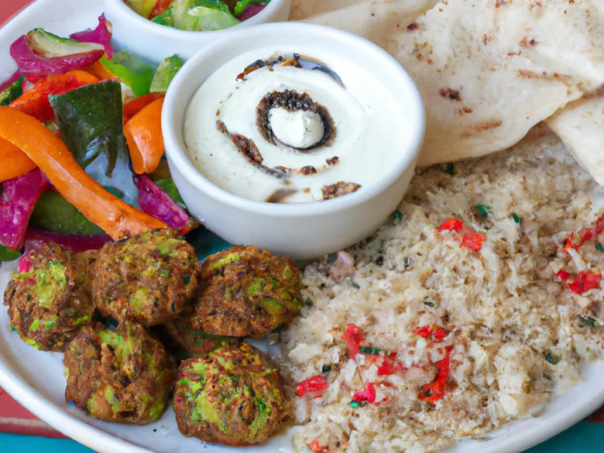 Falafel Veggie Plate Falafel Veggie Plate