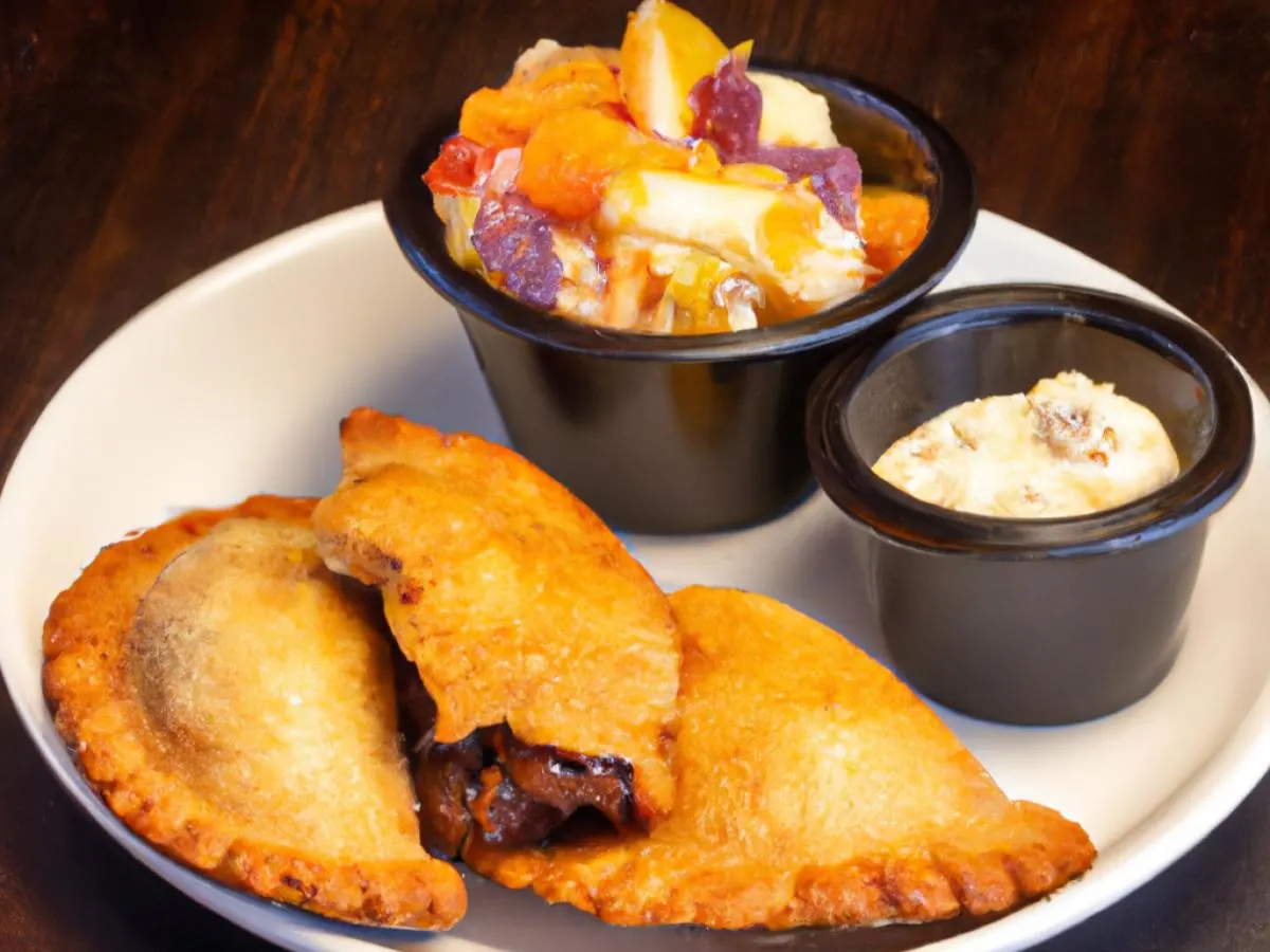 Beef Empanadas with Coleslaw and Fruit Cup Beef Empanadas with Coleslaw and Fruit Cup