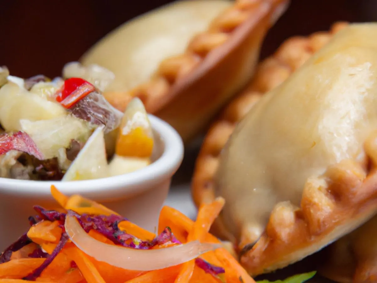 Chicken Empanadas with Coleslaw and Fruit Cup Chicken Empanadas with Coleslaw and Fruit Cup