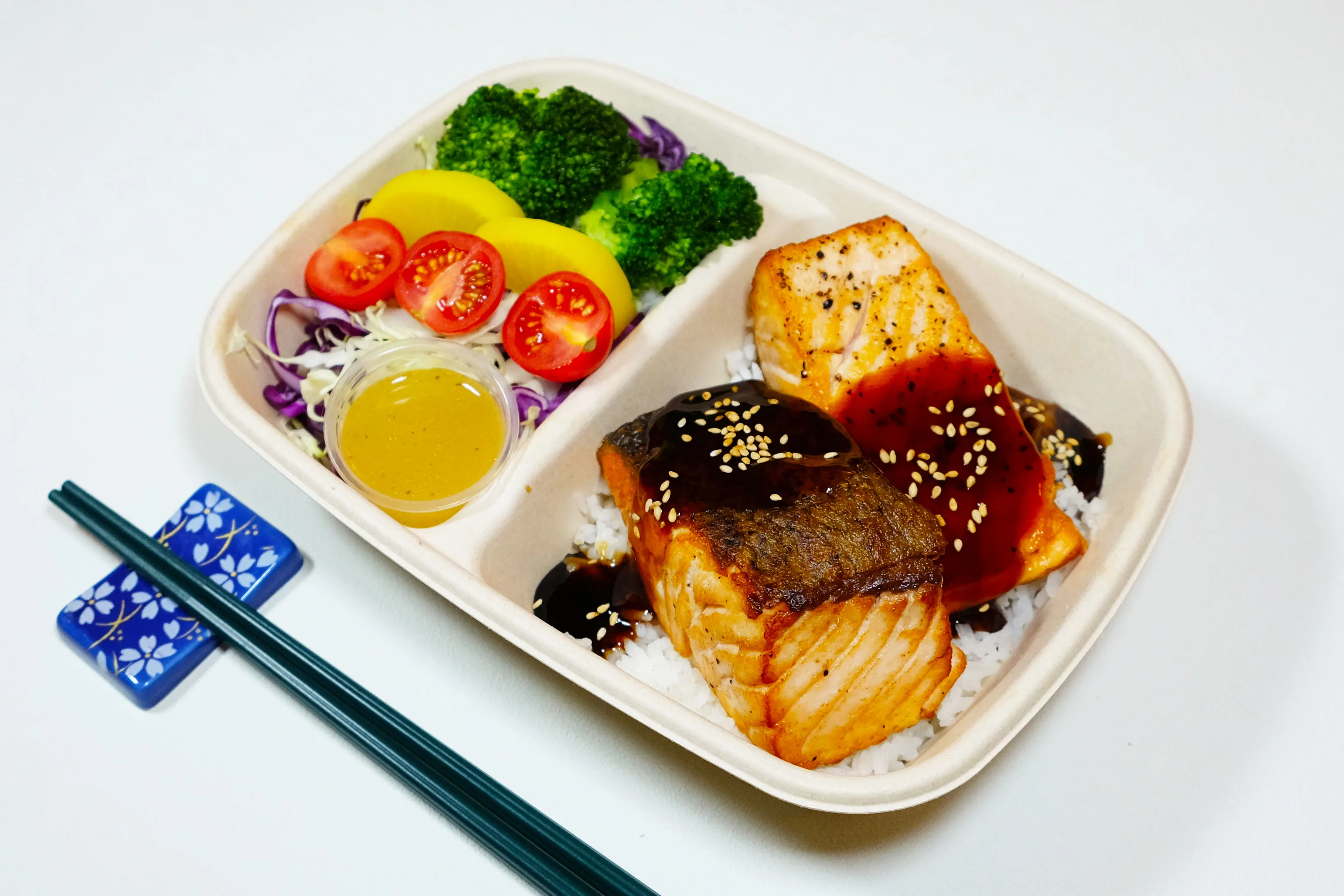 Teriyaki Salmon Bento Box Teriyaki Salmon Bento Box