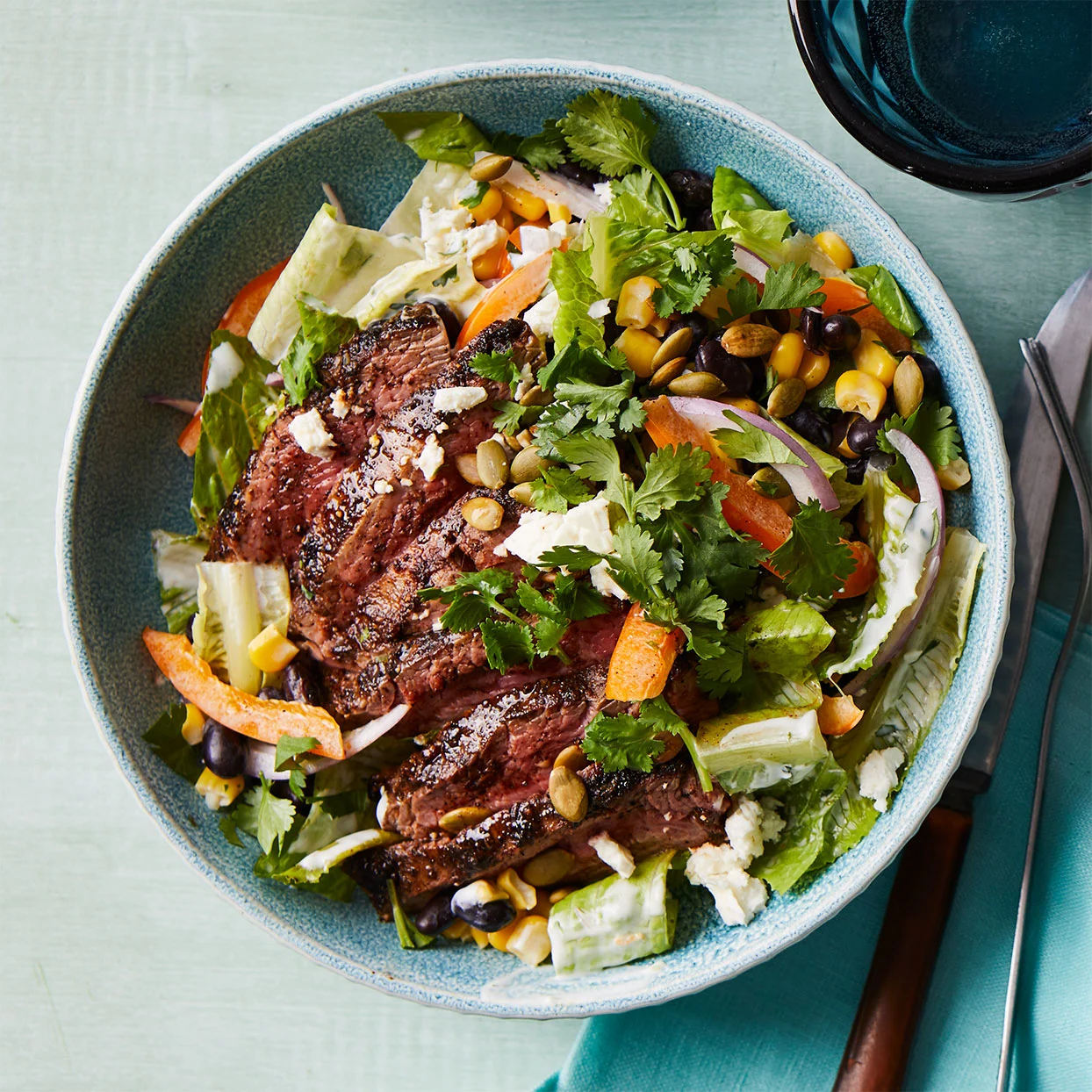 Dairy Free Grilled Steak Southwest Entree Salad Dairy Free Grilled Steak Southwest Entree Salad
