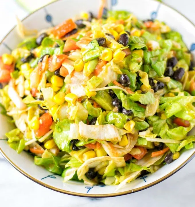 Vegetarian Southwest Entree Salad Vegetarian Southwest Entree Salad