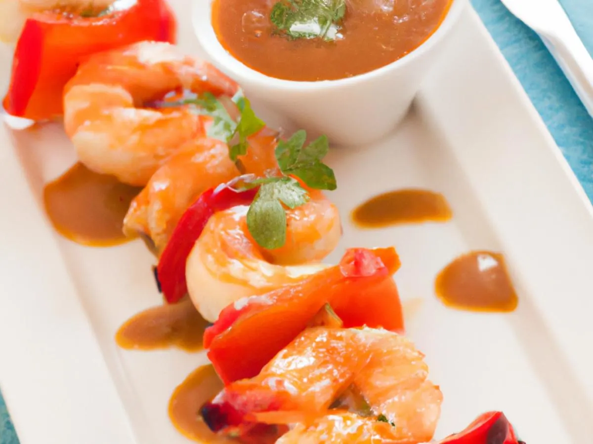 Grilled Prawns skewers Grilled Prawns skewers