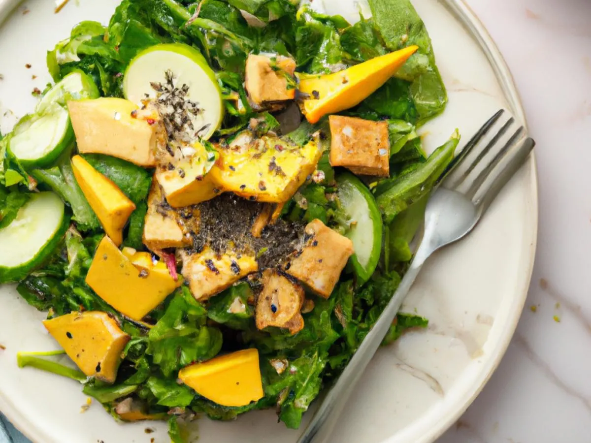 Tofu Mango Salad Tofu Mango Salad