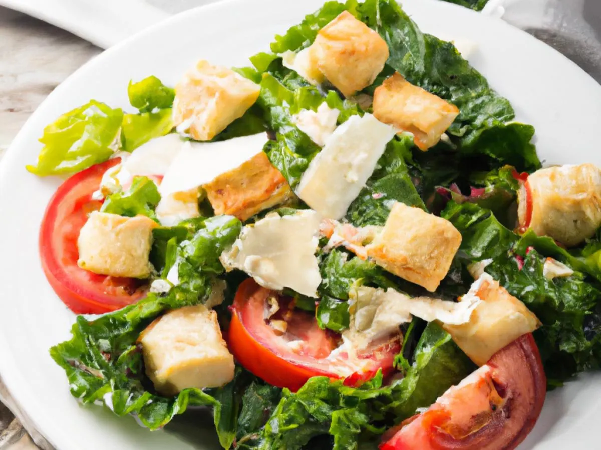 Caesar Salad with Tofu Caesar Salad with Tofu