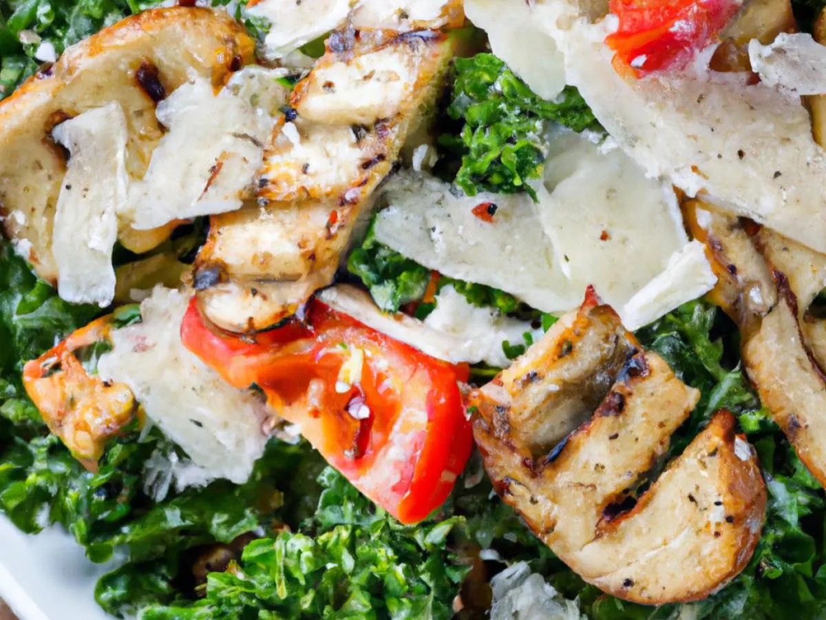 Caesar Salad with Portobello Caesar Salad with Portobello