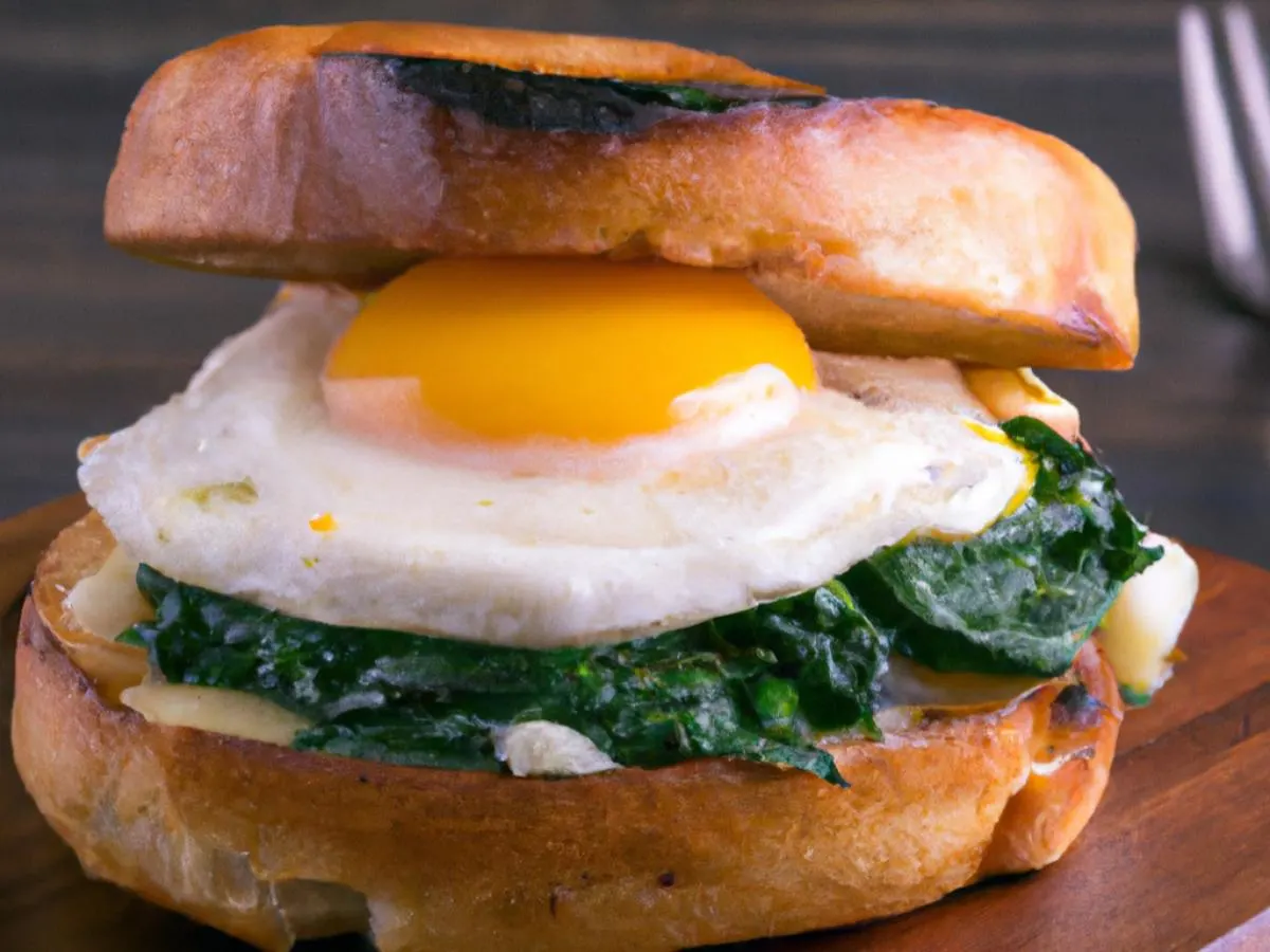 Vegetarian Grilled Breakfast Sandwich (No cheese) Vegetarian Grilled Breakfast Sandwich (No cheese)