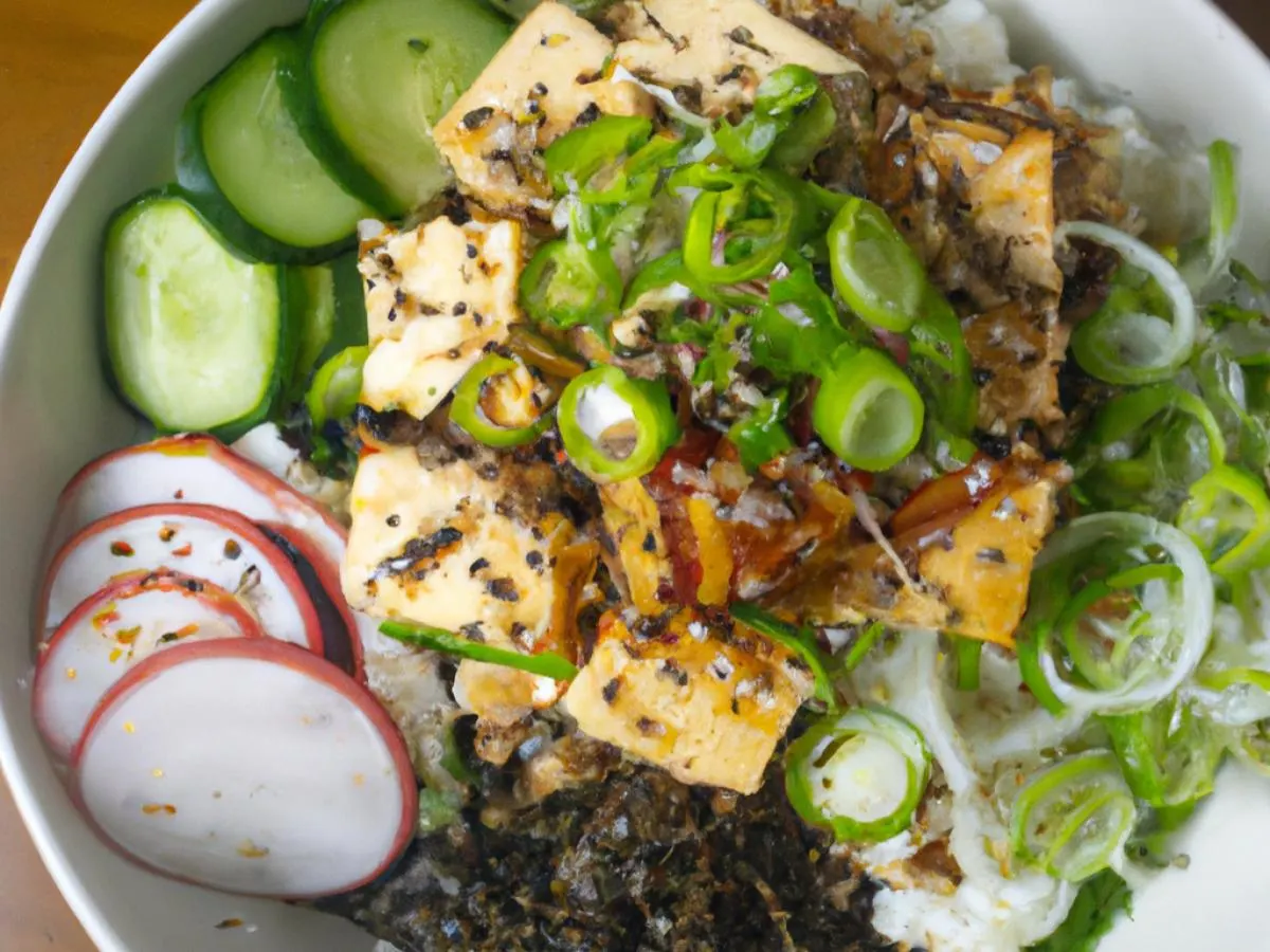 Toke Rice and Salad Bowl