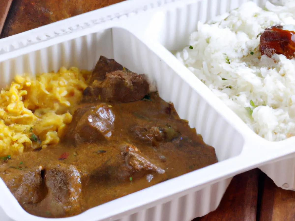 Lamb Curry with Basmati Rice and Aloo Gobi Lamb Curry with Basmati Rice and Aloo Gobi