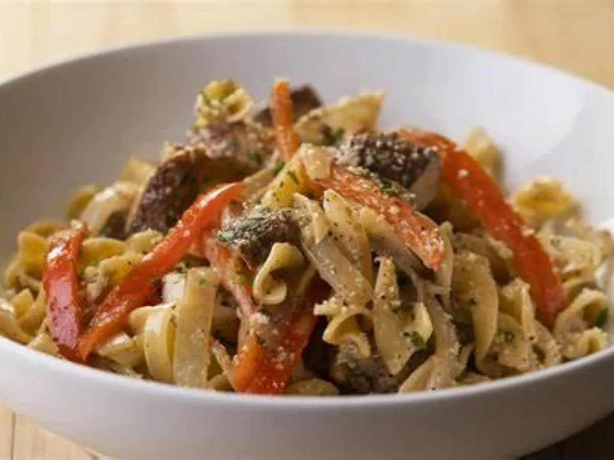 Jamaican Jerk Chicken Madaccini Pasta with White Sauce