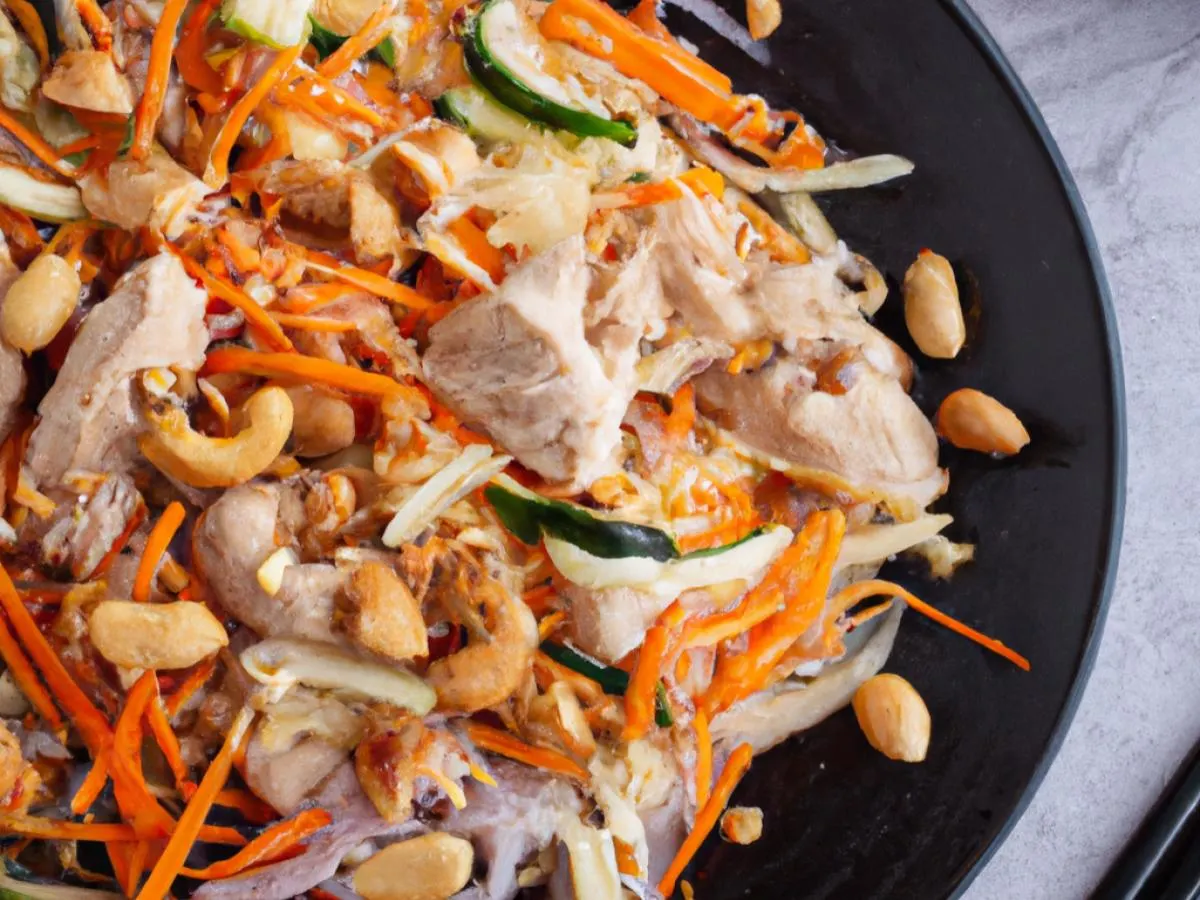 Chinese Chicken Salad with Hoisin Vinaigrette Chinese Chicken Salad with Hoisin Vinaigrette