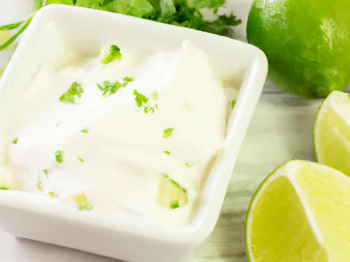 Cilantro Lime Sour Cream Cilantro Lime Sour Cream