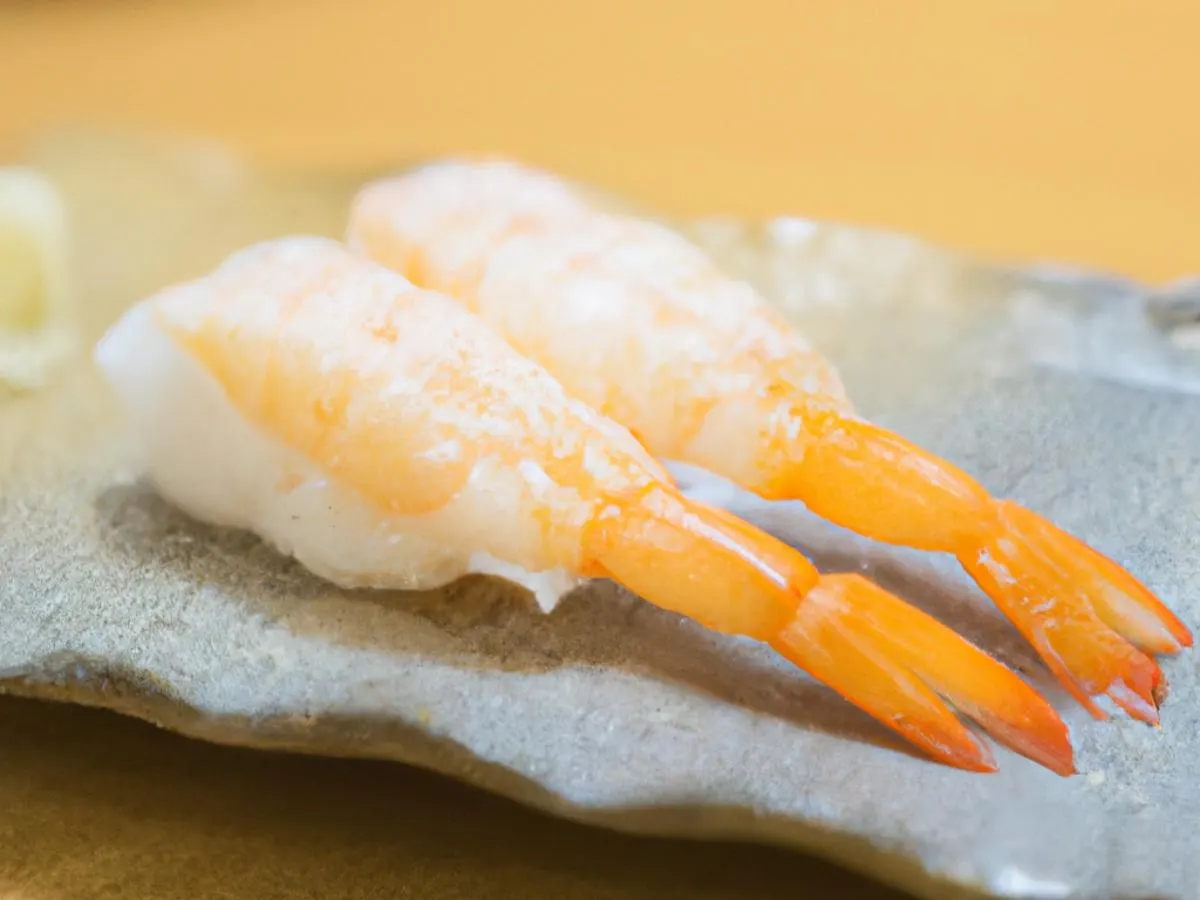 Ebi Nigiri (cooked Shrimp) Ebi Nigiri (cooked Shrimp)