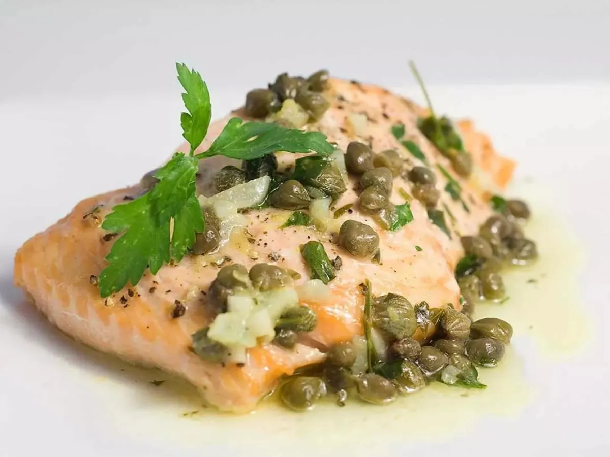 Roasted Salmon With Capers Roasted Salmon With Capers