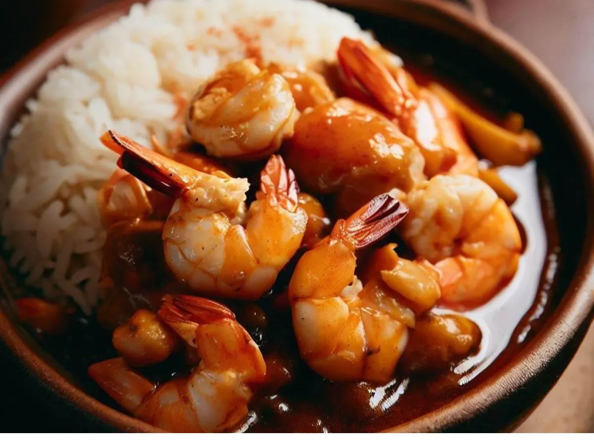 Massaman Shrimp Curry with Rice