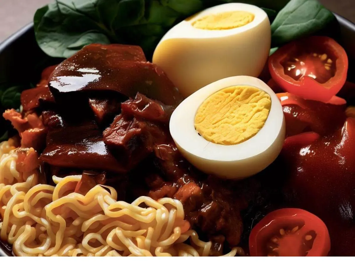 Tomato Beef Shank Stew Popcorn Chicken Rice Noodles with Egg Spinach
