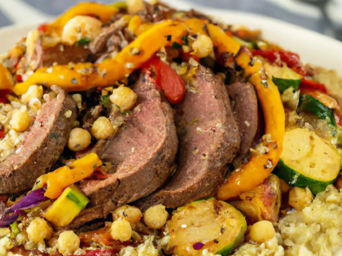 Couscous Salad with Balsamic Tri Tip Couscous Salad with Balsamic Tri Tip