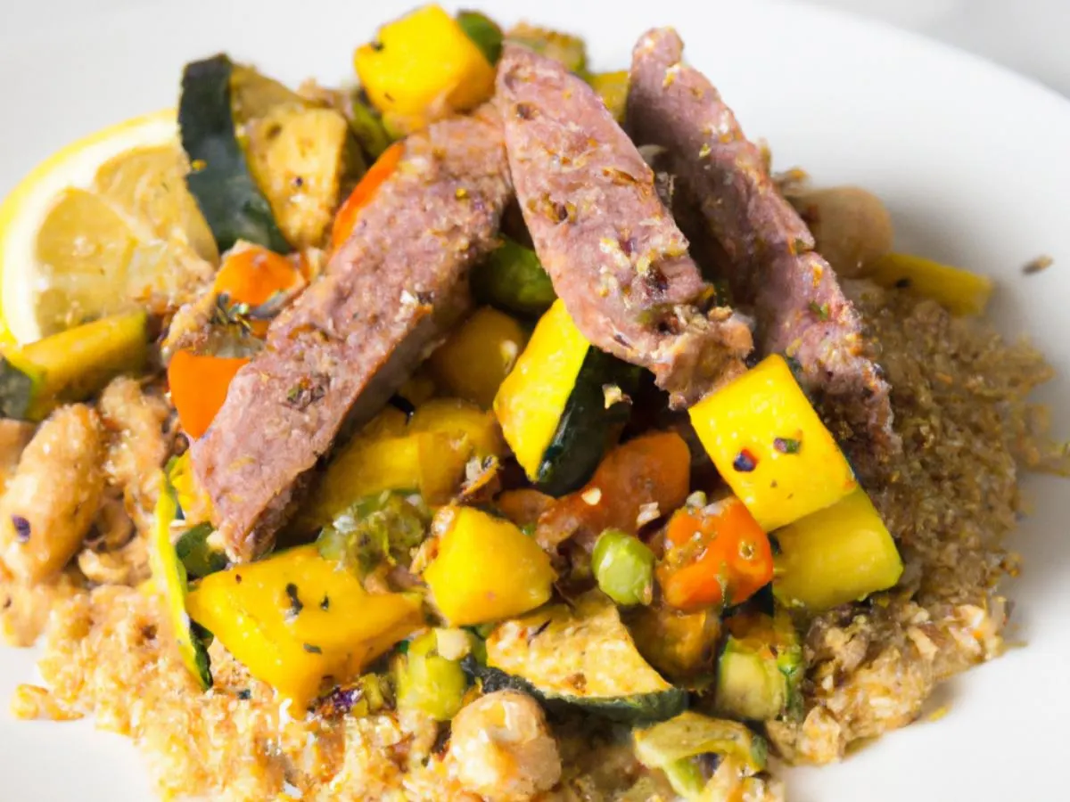 Couscous Salad with Vegan Ahi Tuna Couscous Salad with Vegan Ahi Tuna