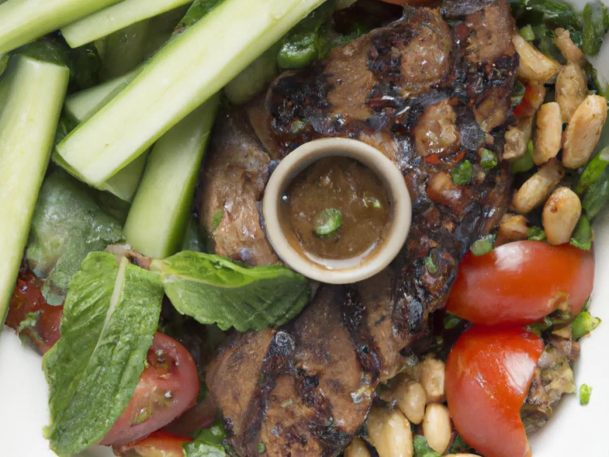 Lima Bean Salad with Balsamic Tri Tip Lima Bean Salad with Balsamic Tri Tip