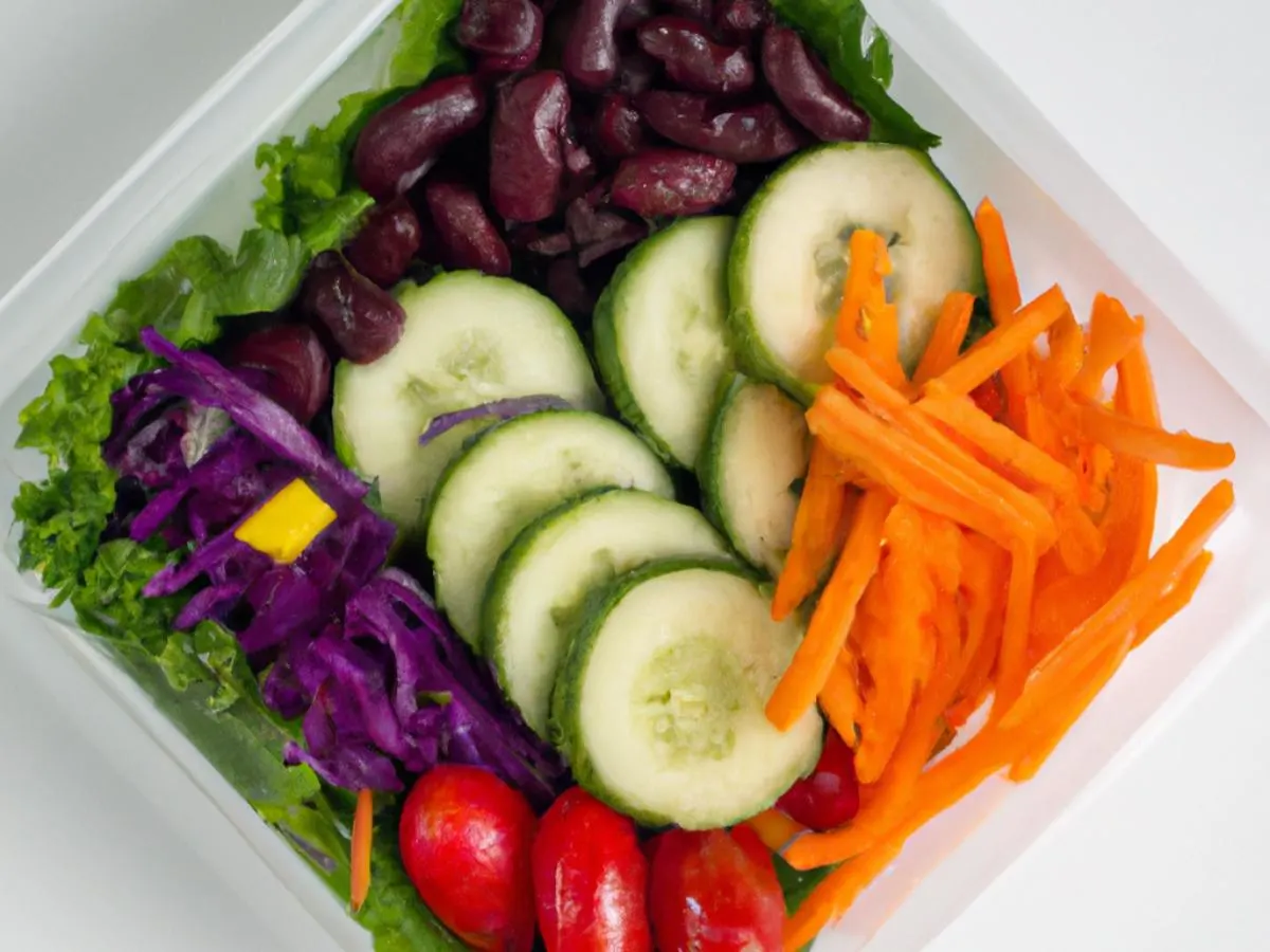 Individual Box: Mixed Green Salad with Vegan Lemon Dressing Individual Box: Mixed Green Salad with Vegan Lemon Dressing