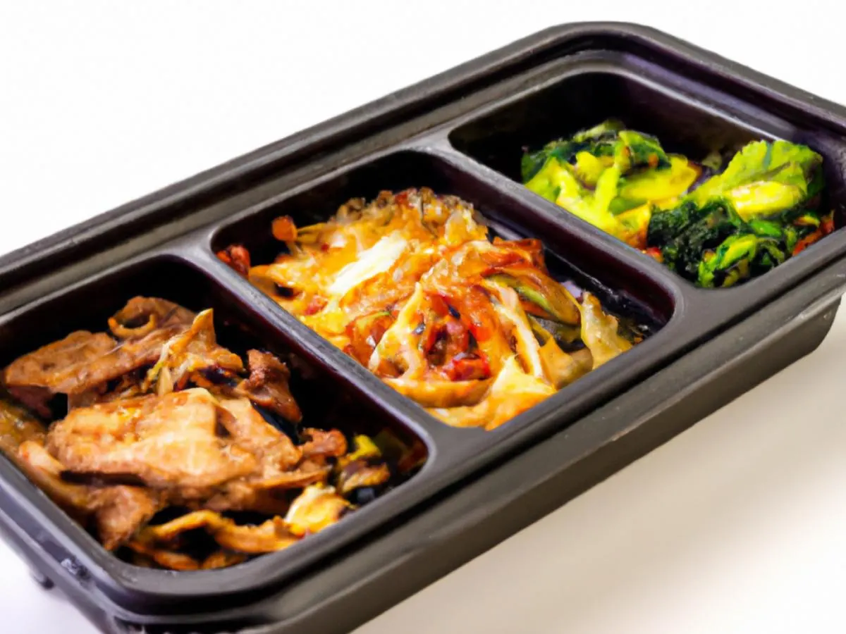 Ginger Pork Bulgogi Boxed Lunch with Japchae Ginger Pork Bulgogi Boxed Lunch with Japchae