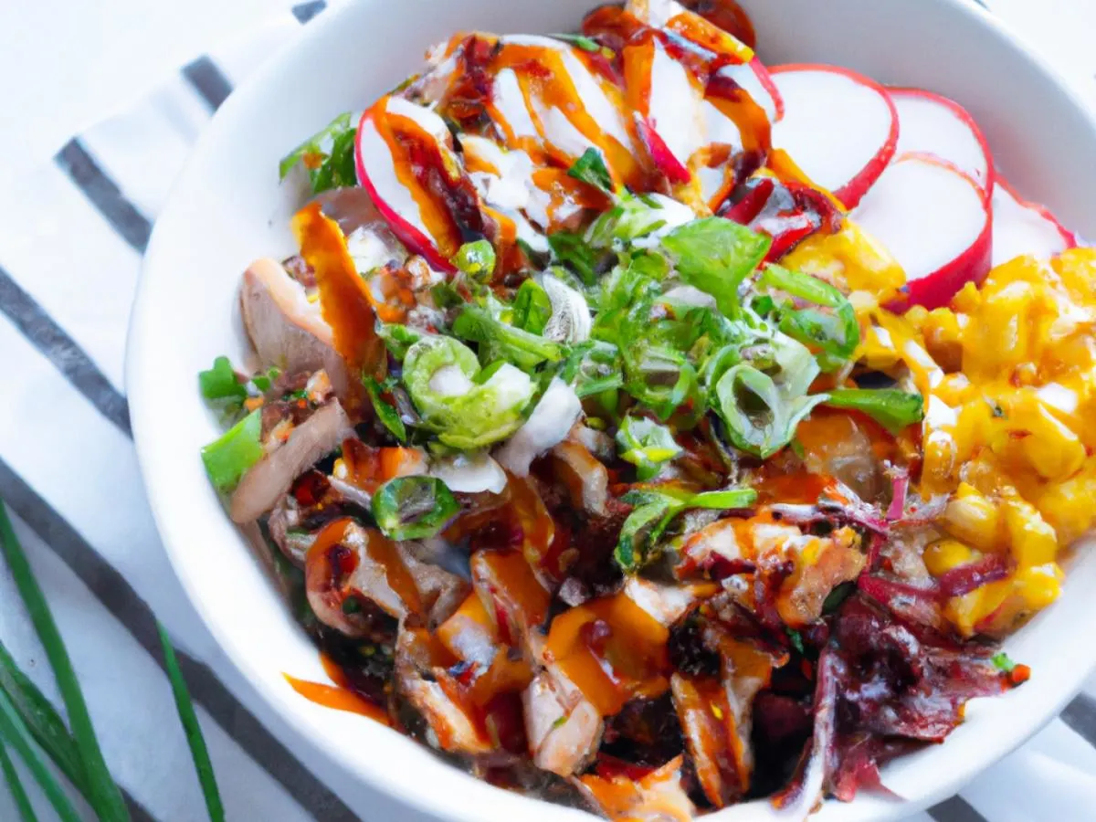 Bbq Chicken Salad Bowl (4 Toppings) Bbq Chicken Salad Bowl (4 Toppings)