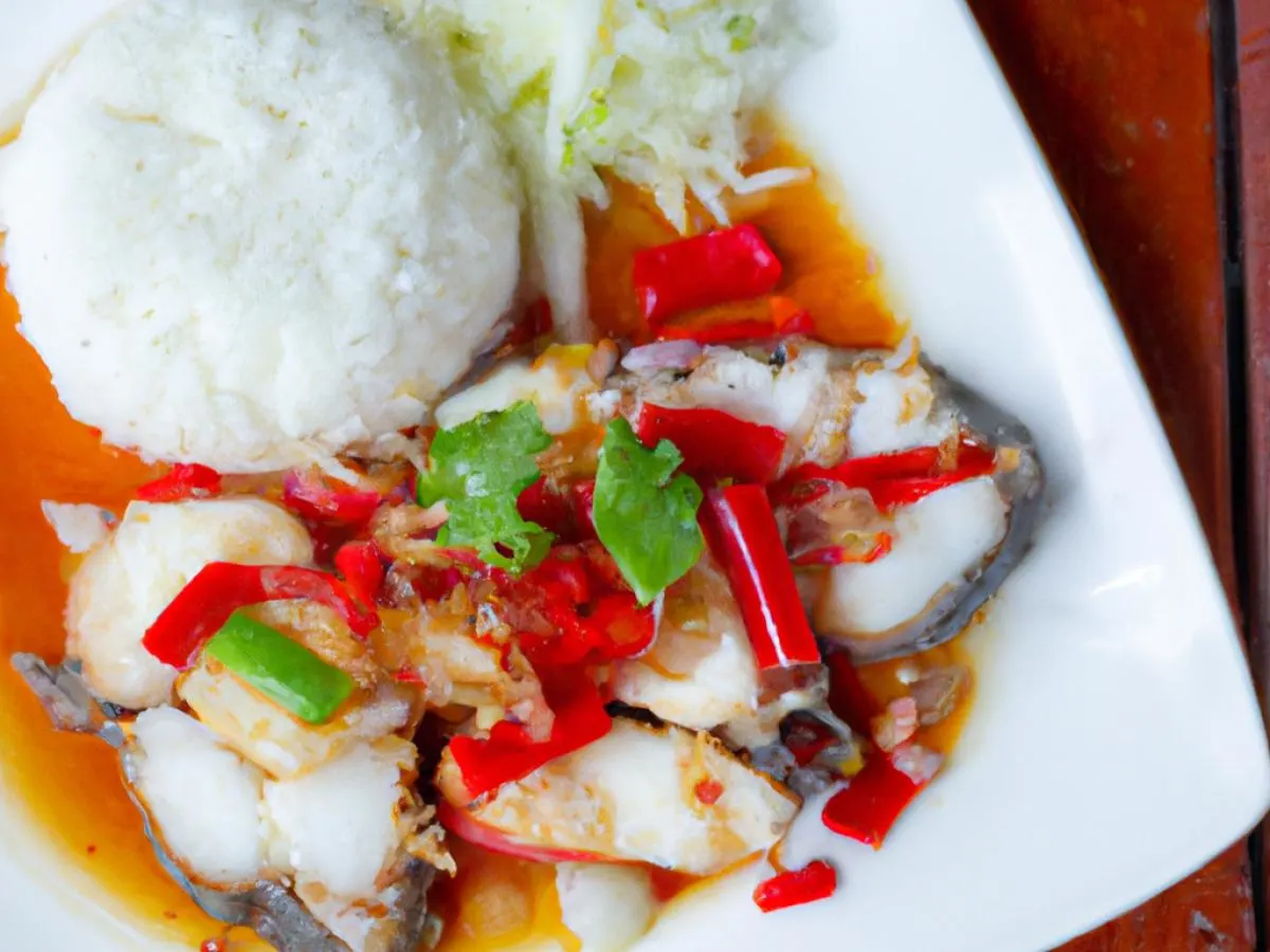 Halal Friendly Fish with Hot Garlic Sauce Halal Friendly Fish with Hot Garlic Sauce