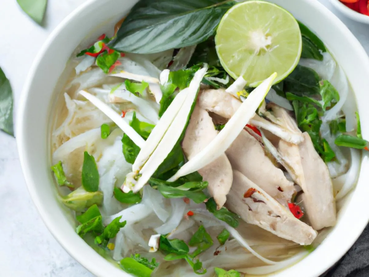 Pho Chicken w/ Beef Broth Pho Chicken w/ Beef Broth
