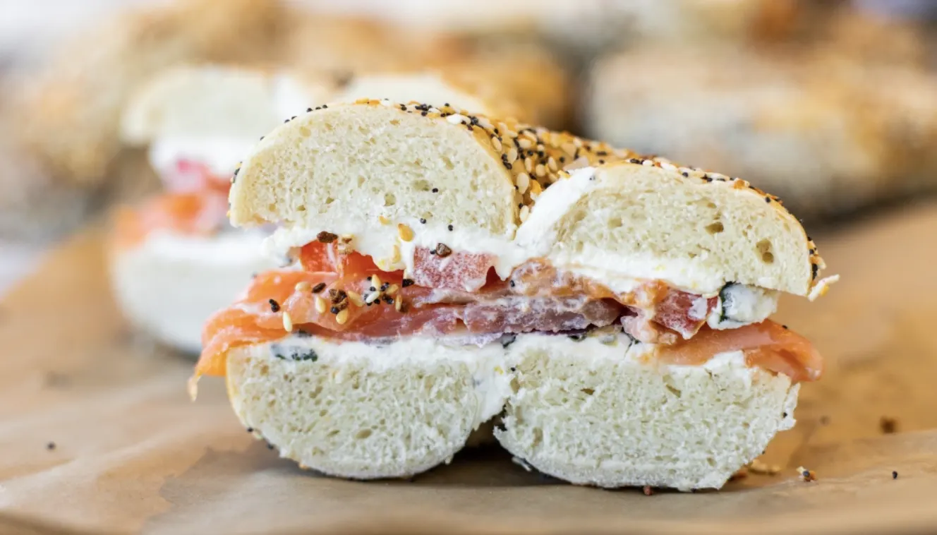 Gluten Free Classic Lox Schmearwich Gluten Free Classic Lox Schmearwich