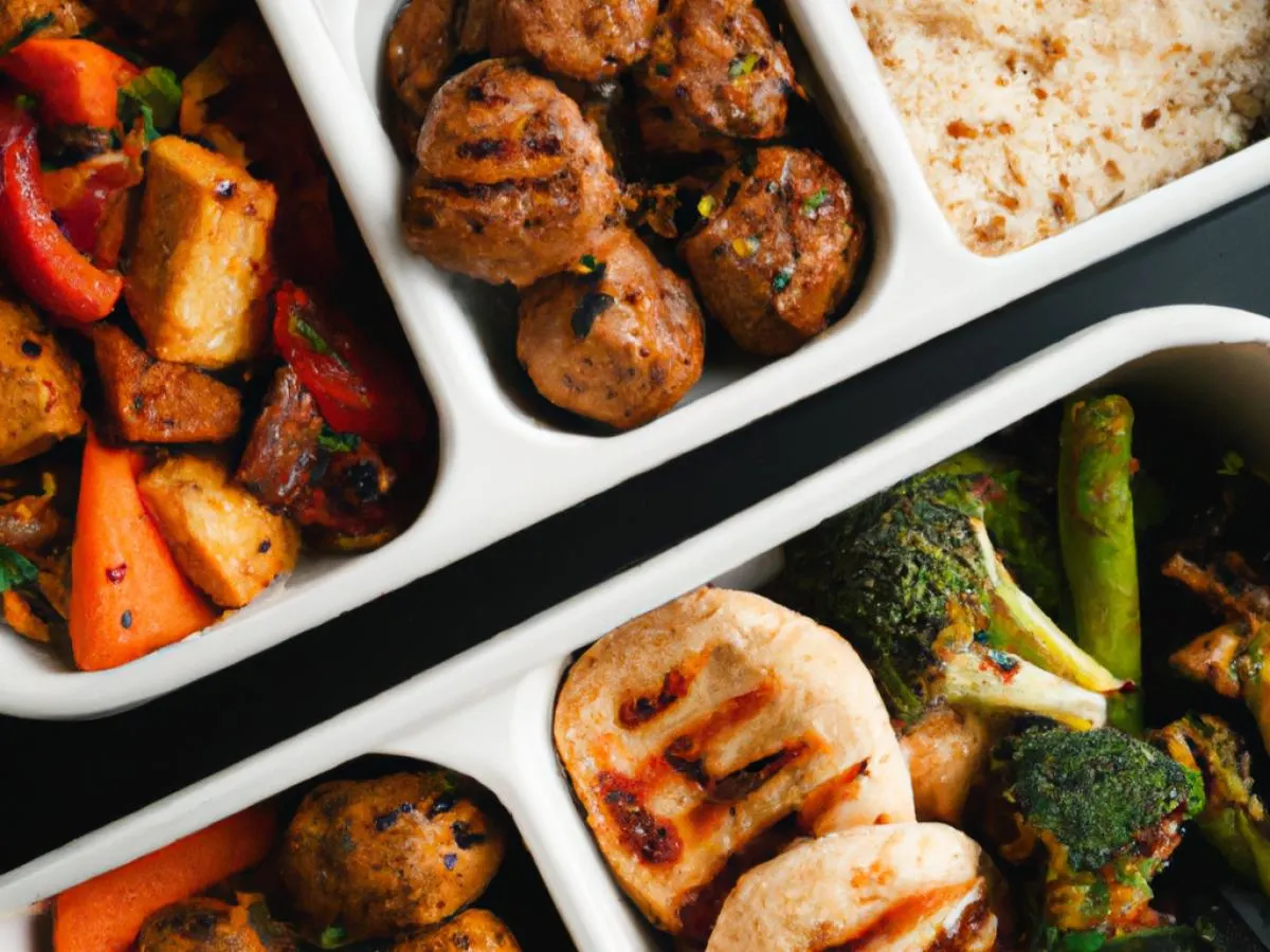 Vegan Meatball Stew & Tofu Stir Fry, Seasoned Rice, Grilled Veggies Hummus, Pita Vegan Meatball Stew & Tofu Stir Fry, Seasoned Rice, Grilled Veggies Hummus, Pita