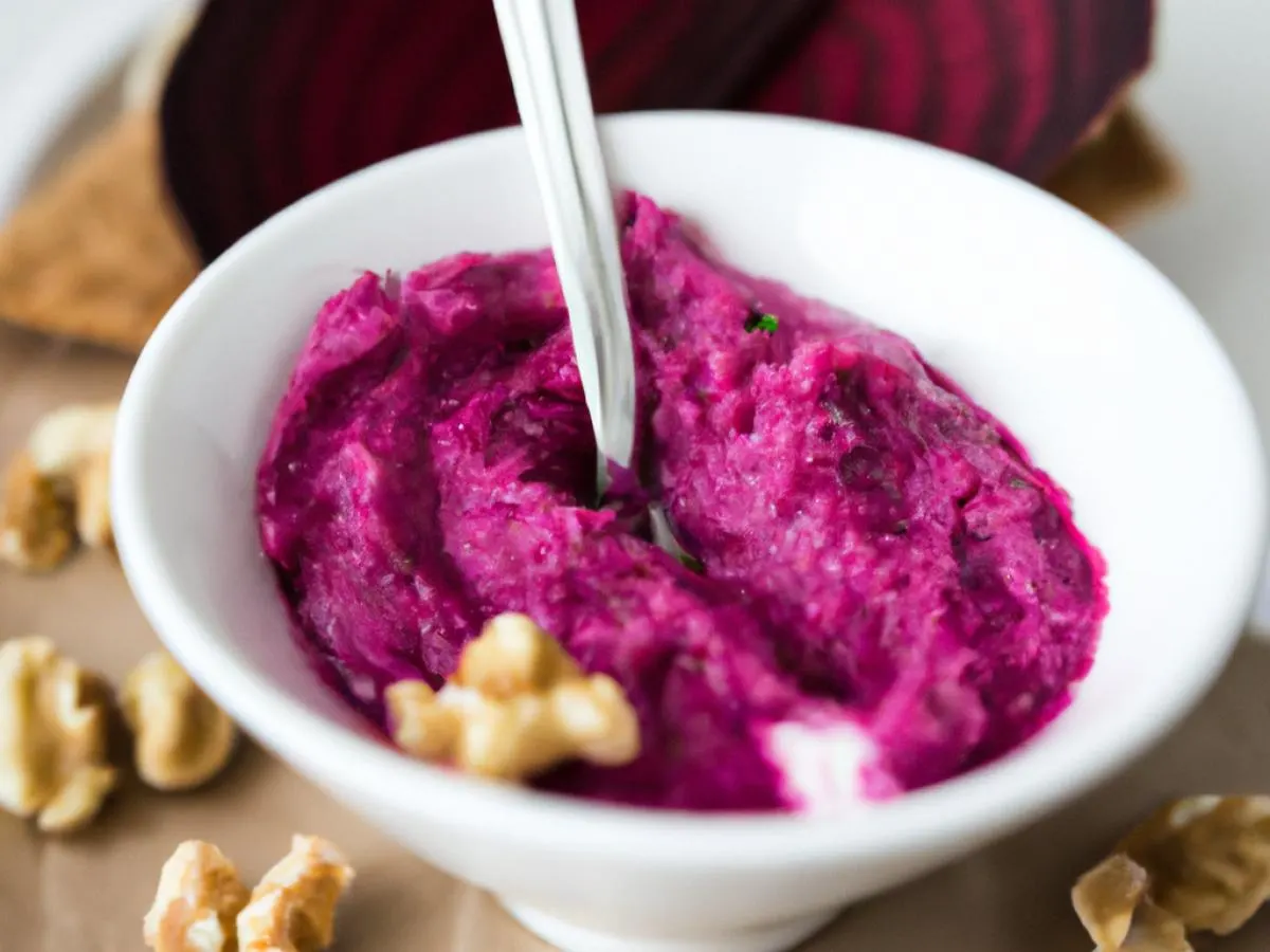 Yogurt Beet Dip with Pita Yogurt Beet Dip with Pita