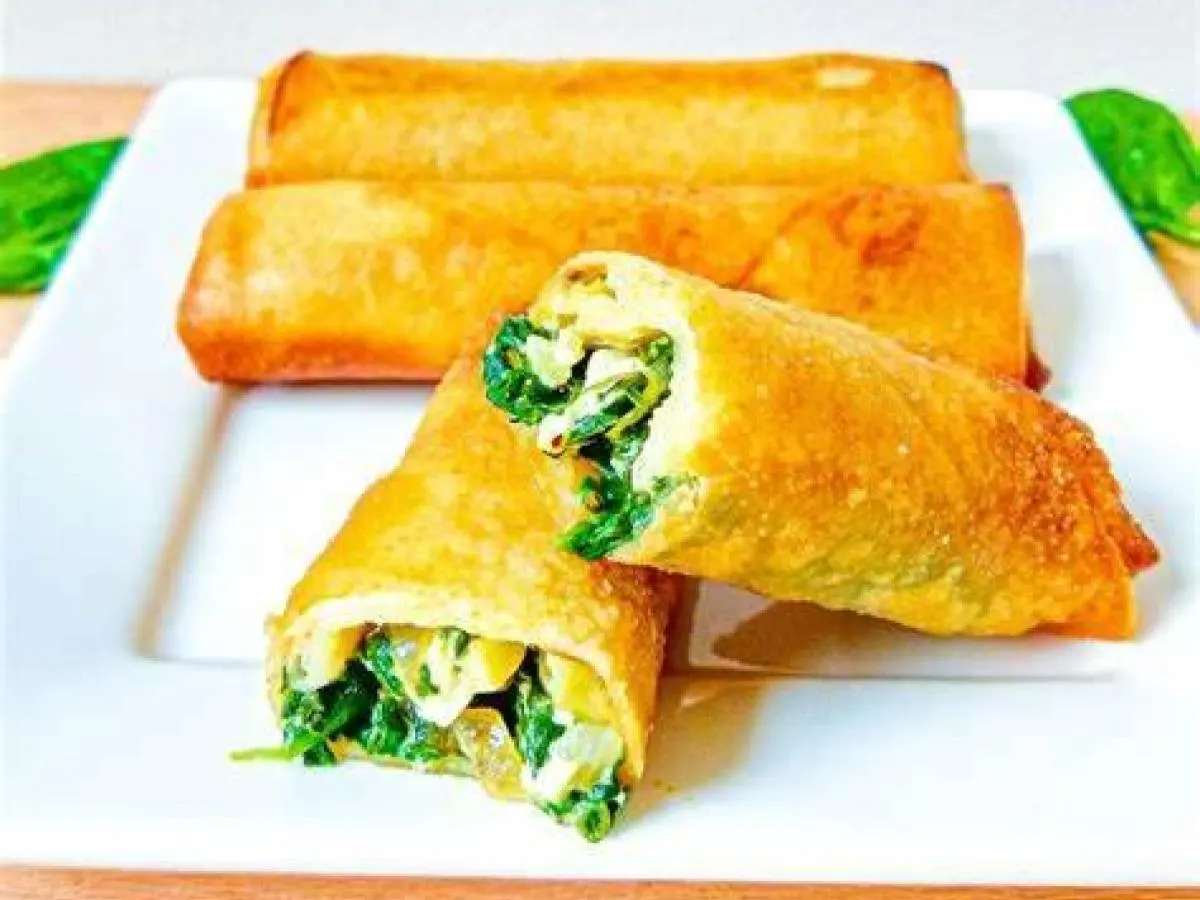 Cigar Filo with Feta and Spinach Cigar Filo with Feta and Spinach