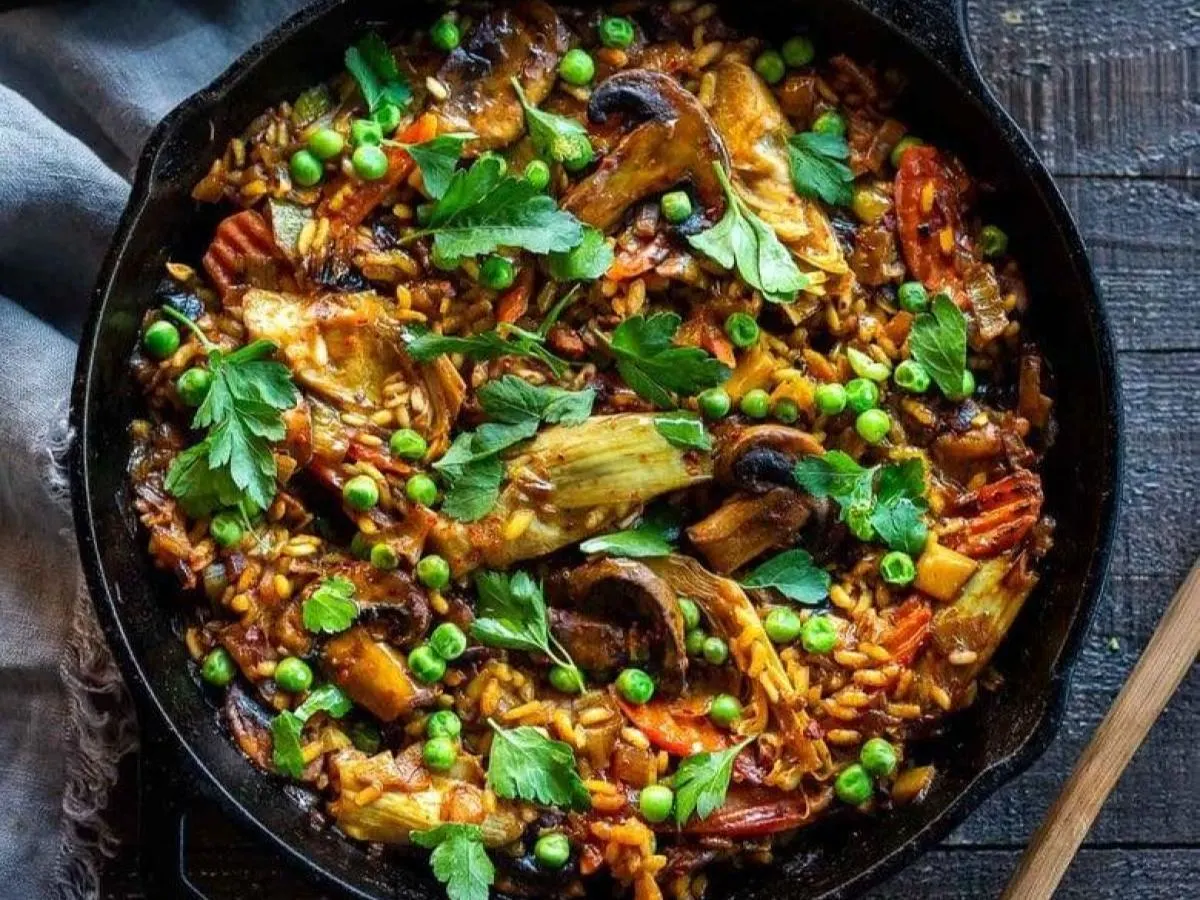 Vegetable Paella Vegetable Paella