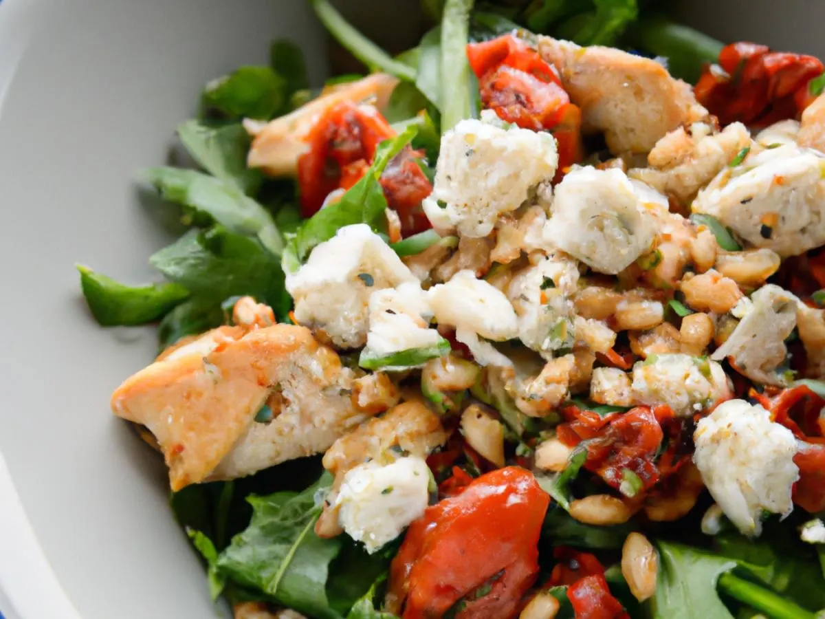 Arugula Farro Salad With Chicken Arugula Farro Salad With Chicken
