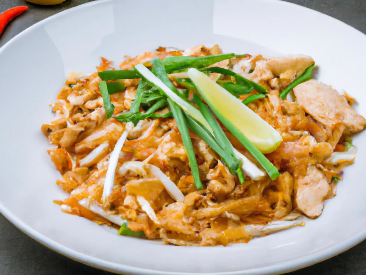 Chicken Pad Thai Chicken Pad Thai