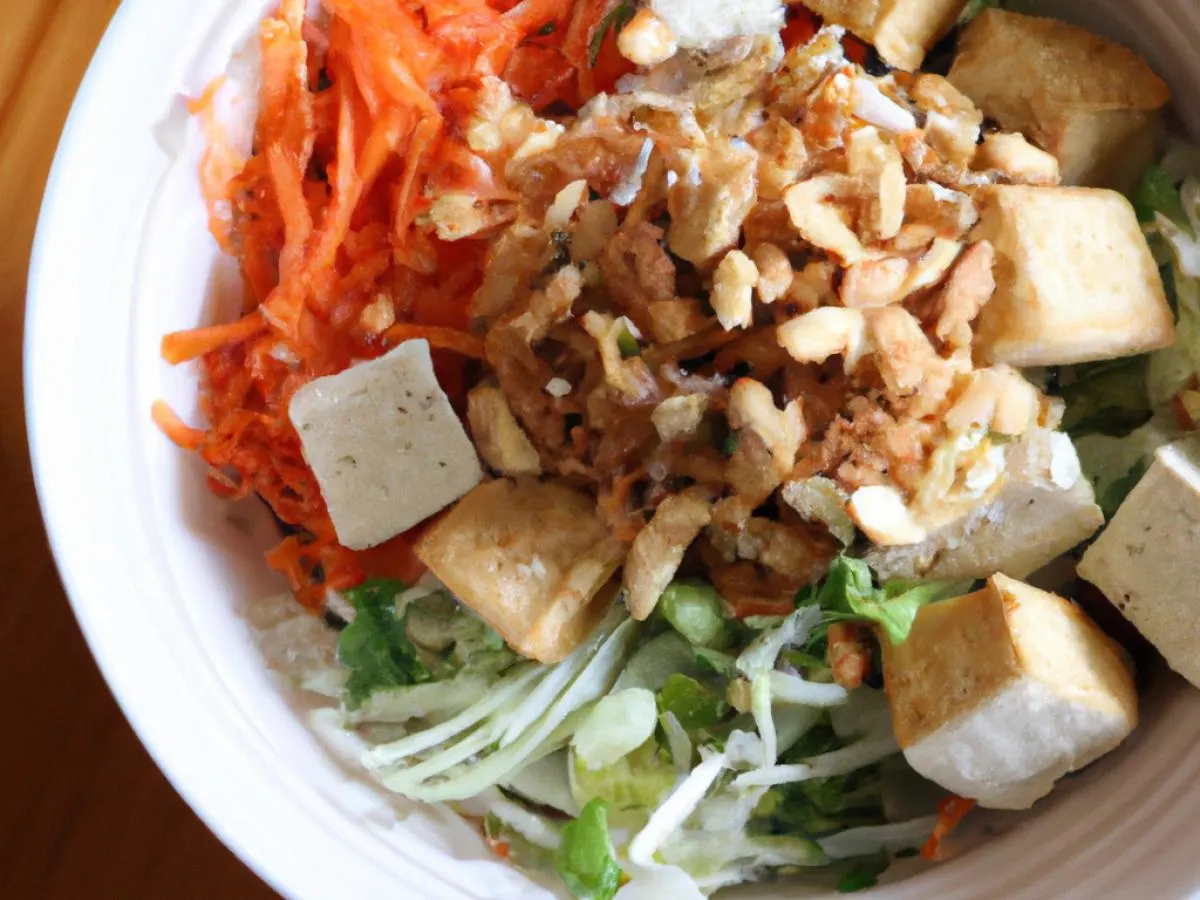 Chinese Tofu Salad with Hoisin Vinaigrette Chinese Tofu Salad with Hoisin Vinaigrette