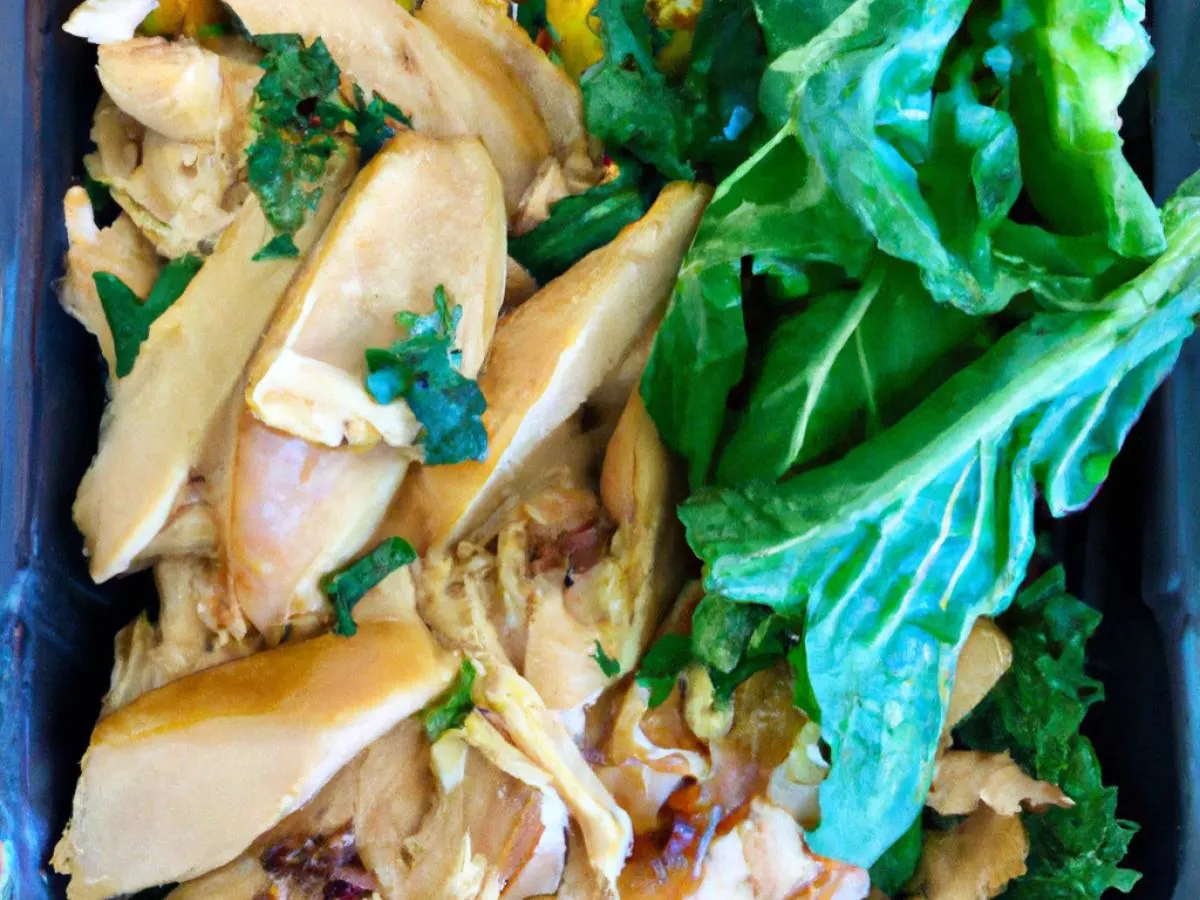 Sauteed Jackfruit AFB Boxed lunch over Mixed Greens Sauteed Jackfruit AFB Boxed lunch over Mixed Greens