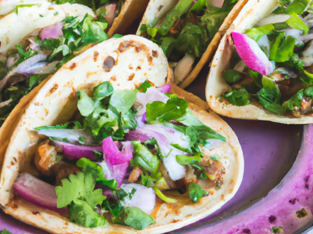 Veggies & Cotija Mexican Street Style Tacos