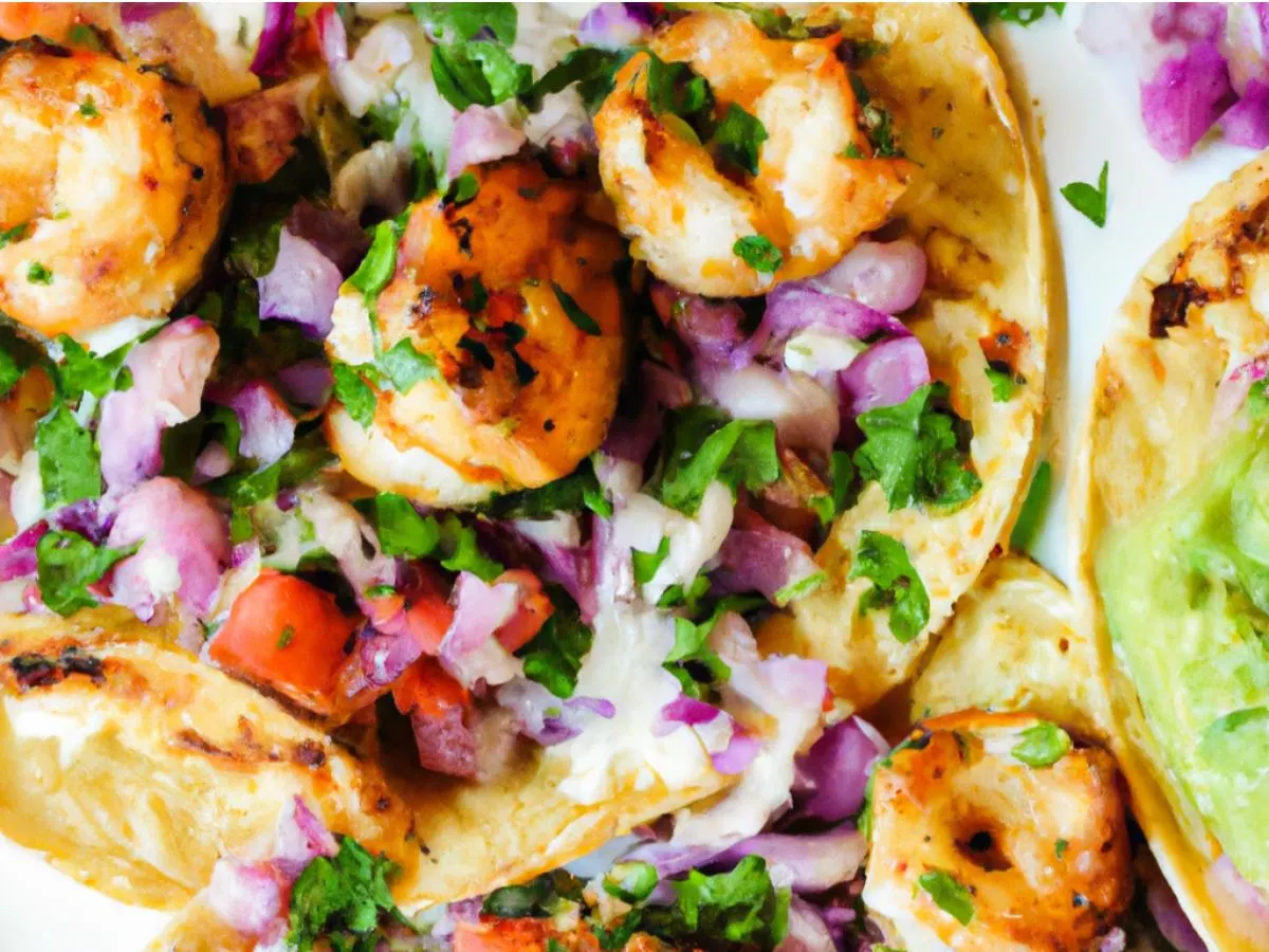 Grilled Shrimp Crispy Taco